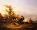 The Road To Market rural scenes William Shayer Snr